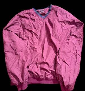PGA Tour Men’s V-Neck Golf Windbreaker Pullover Medium Burgundy